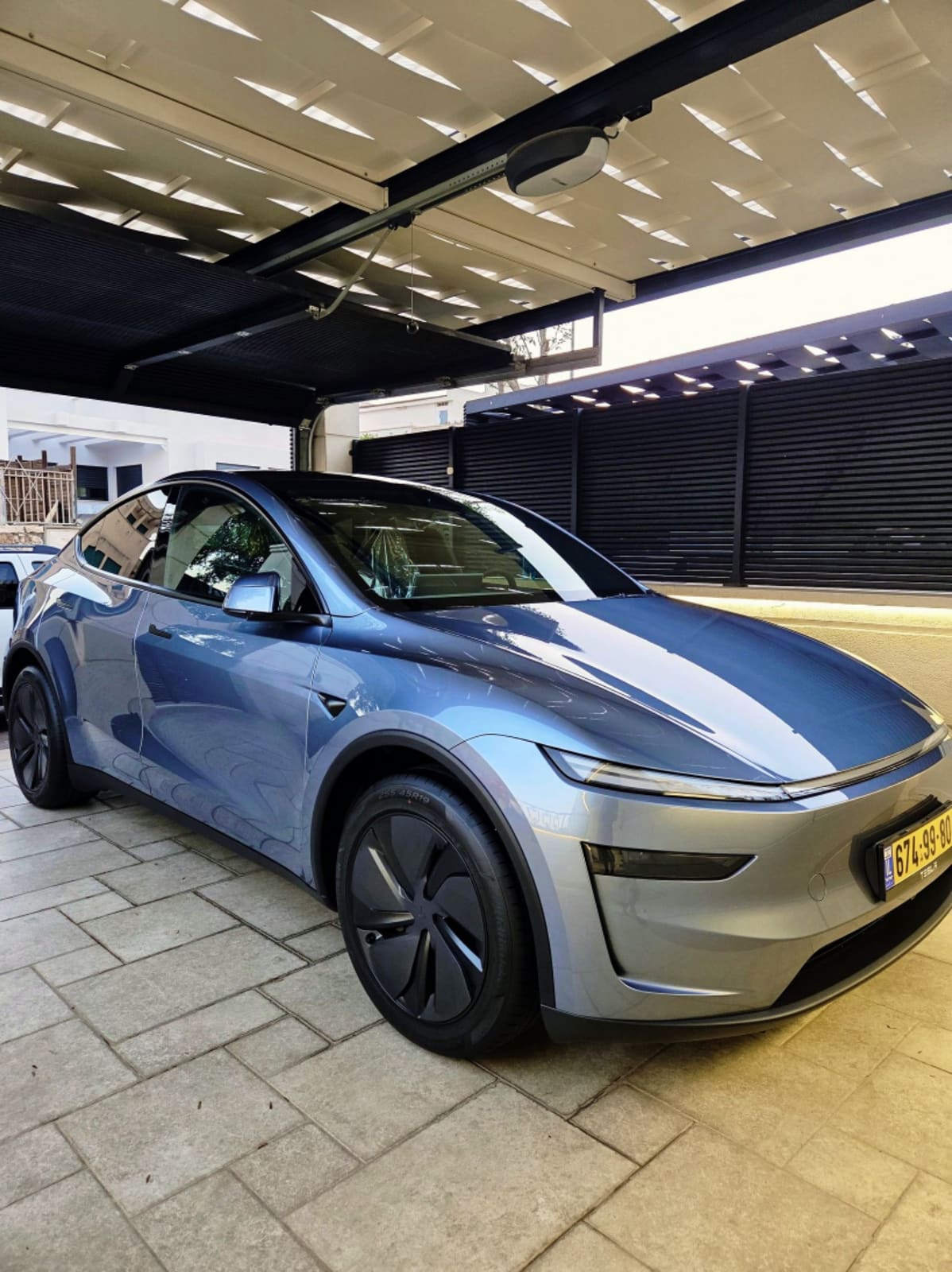 טסלה Model Y לאחר פוליש וטיפול הגנה